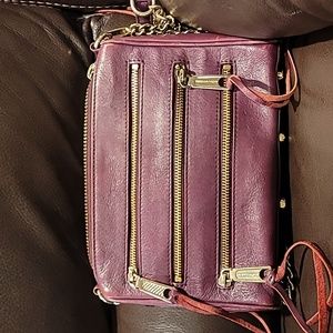 Rebecca minkoff purple crossbody bag